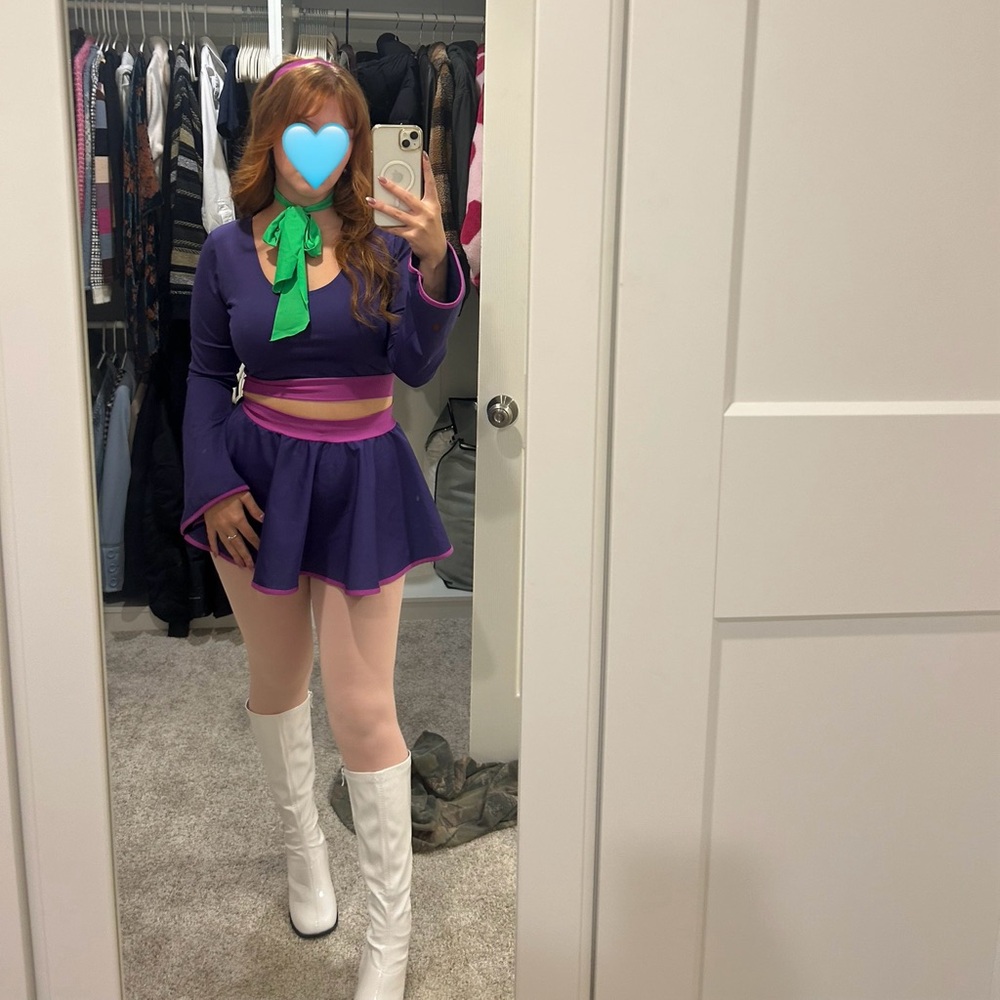 Purple and Green Costume Set